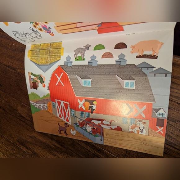 Vintage 1978 Tiny Farm paper craft Press-Out Book a Whitman book - Picture 5 of 9